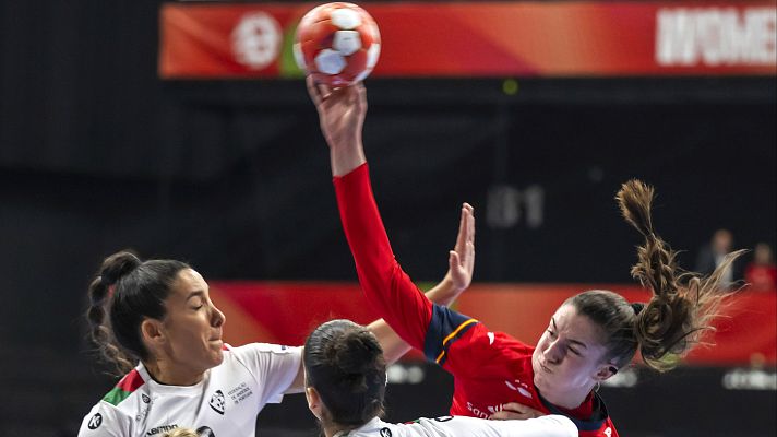 Europeo de Balonmano - Ester Somaza, clave en la victoria de España ante Portugal