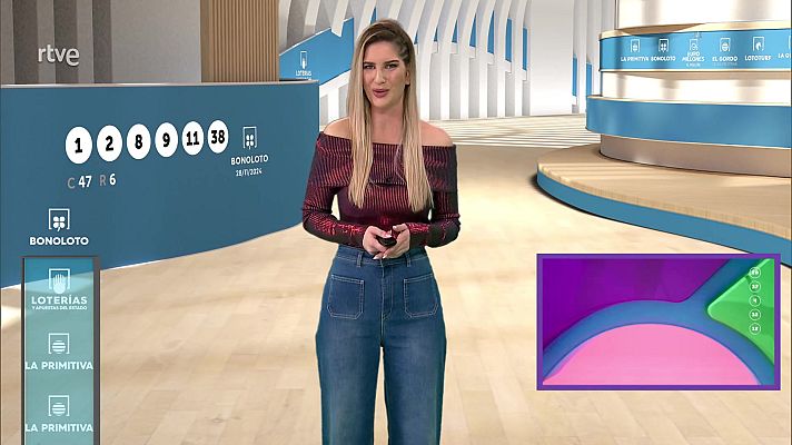 Loterías - Sorteo de la Lotería Nacional, Bonoloto, Primitiva y Jóker del 28/11/2024