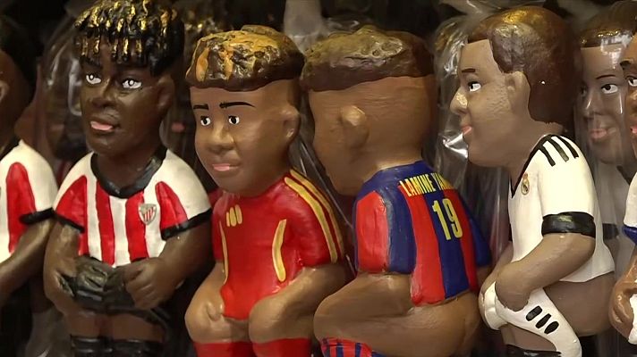 L'Informatiu - El caganer de Lamine Yamal és la tendència de la Fira de Santa Llúcia