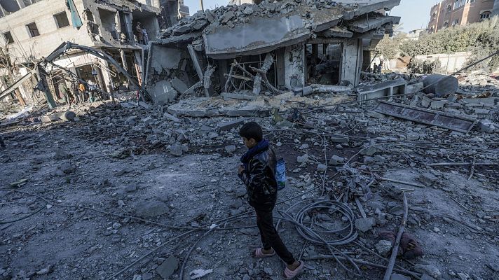 Telediario Fin de Semana - Hamás reinicia las conversaciones en Egipto para alcanzar un alto en fuego en Gaza