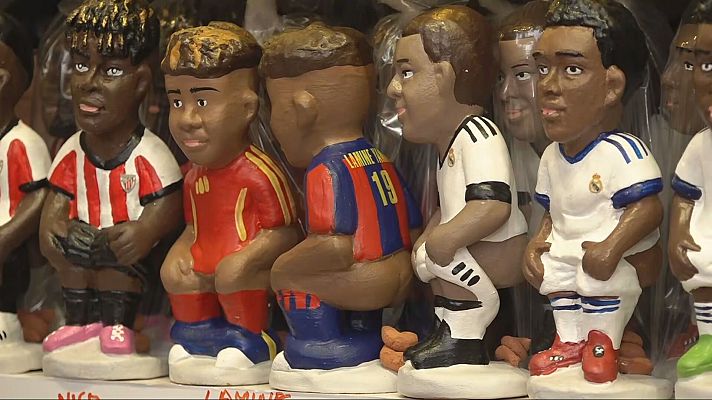 L'Informatiu - El caganer de Lamine Yamal, el més buscat a la Fira de Santa Llúcia