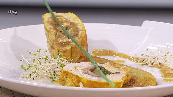 Saber vivir - Pechuga rellena de manzana