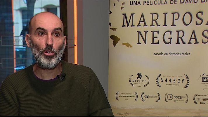 Telediario 1 - 'Mariposas negras' de David Baute, una tempestad empapada de belleza y tragedia