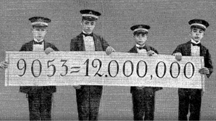 Lotería de Navidad - 1920: el Gordo de la Lotería de Navidad fue el 9053