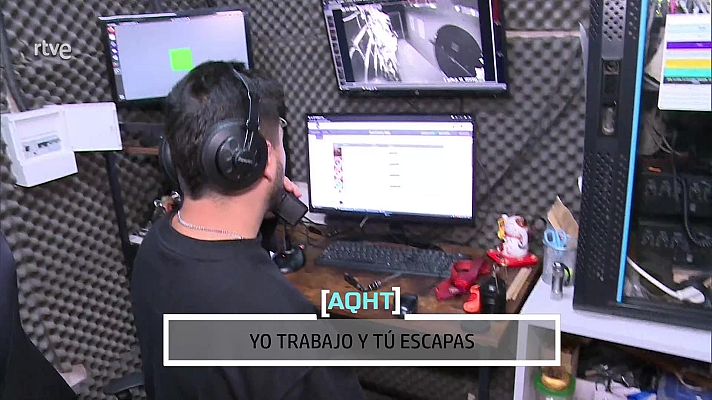 Aquí hay trabajo - Yo trabajo y tú escapas