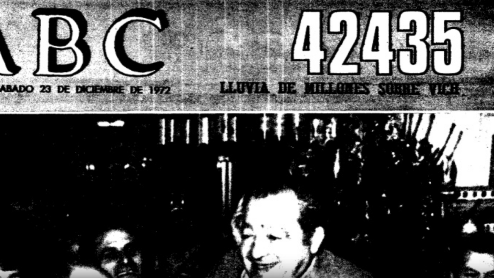 1972: el Gordo de la Lotería de Navidad fue el 42435 | Ver