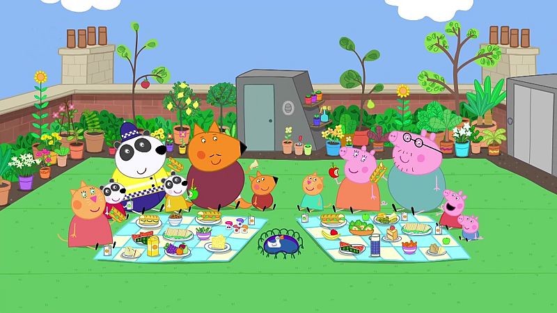 Un jardín en la azotea - Peppa Pig | Ver