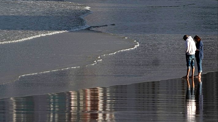 El tiempo - El temporal trae un sábado de frío, viento, y nieve en zonas altas