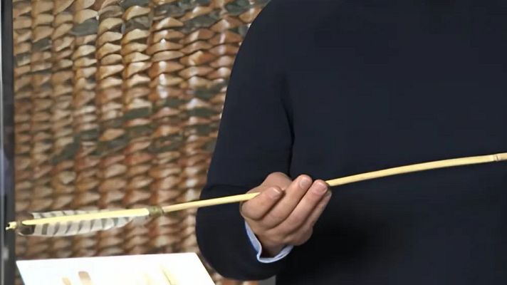 Telediario 1 - Las flechas más antiguas de Europa se hallaron en Granada: "Permiten unos disparos largos y estables"