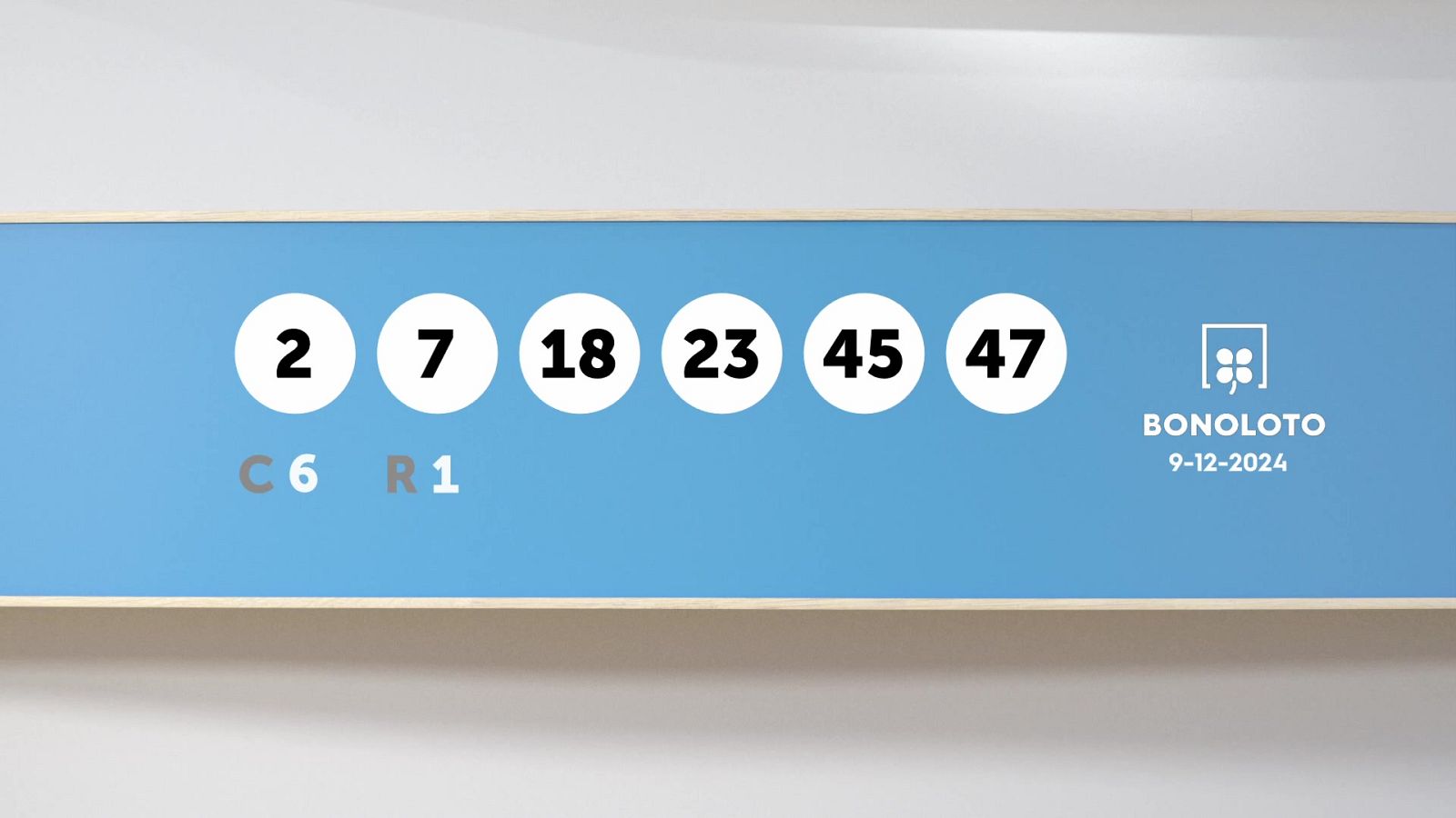 Sorteo de la Lotería Bonoloto del 09/12/2024 - Ver ahora