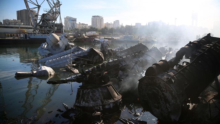 Telediario 1 - Túnez, Egito, Libia o Yemen, las otras revueltas árabes junto a Siria