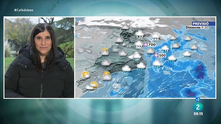 El temps - Matí hivernal i amb neu a cotes baixes