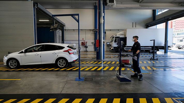 Telediario 1 - Pasar la ITV, un 10% más caro: País Vasco y Madrid, las comunidades donde más cuesta