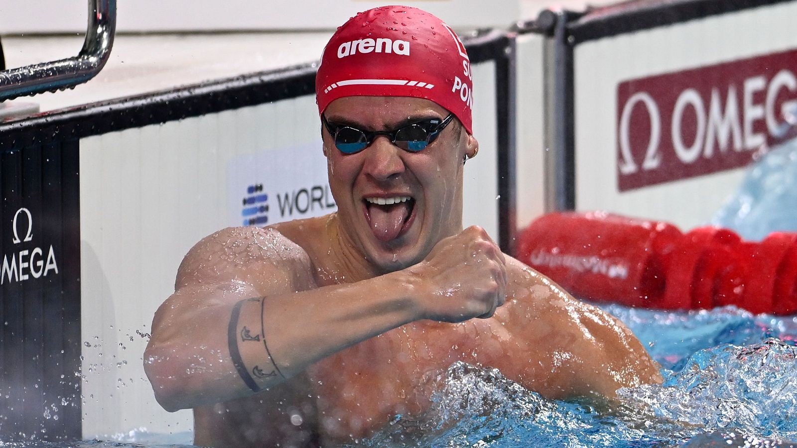 Ponti, nadador del momento: oro y otro récord de 50 mariposa - Natación | Ver