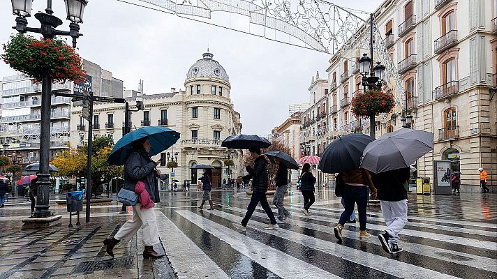 El tiempo - Precipitaciones fuertes en Andalucía, este peninsular y Baleares
