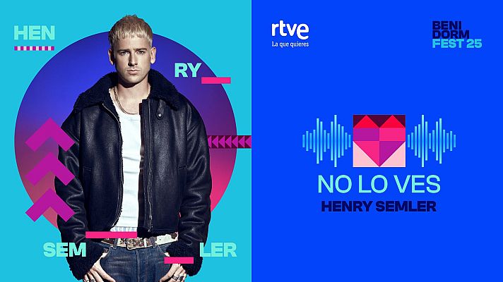 Benidorm Fest - henry semler interpreta "NO LO VES"