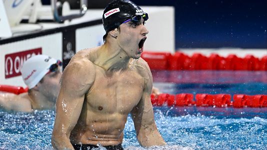 Carles Coll, campen del mundo de 200 braza en piscina corta en Budapest 2024