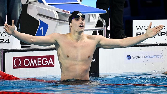 Natación - Carles Coll: "Es un honor llevar la bandera de España de nuevo a lo más alto"