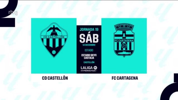 Resúmenes de LaLiga - Castellón - Cartagena: resumen del partido de la 19ª jornada