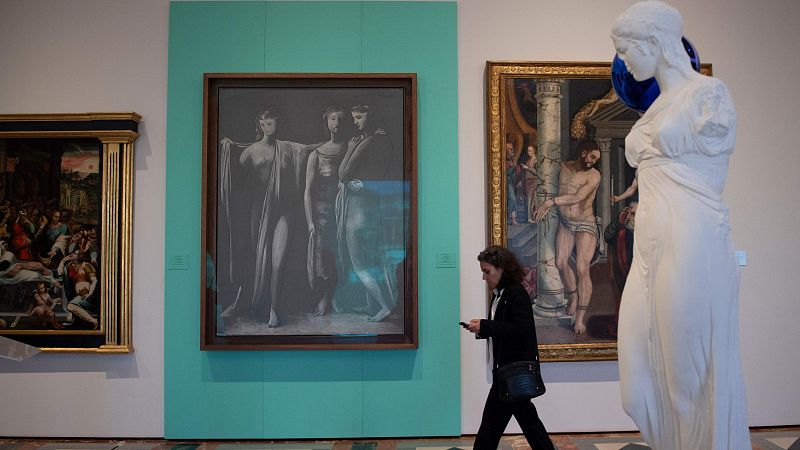 El arte clásico y contemporáneo, de Picasso y Koons, en Granada - Telediario 2 | Ver