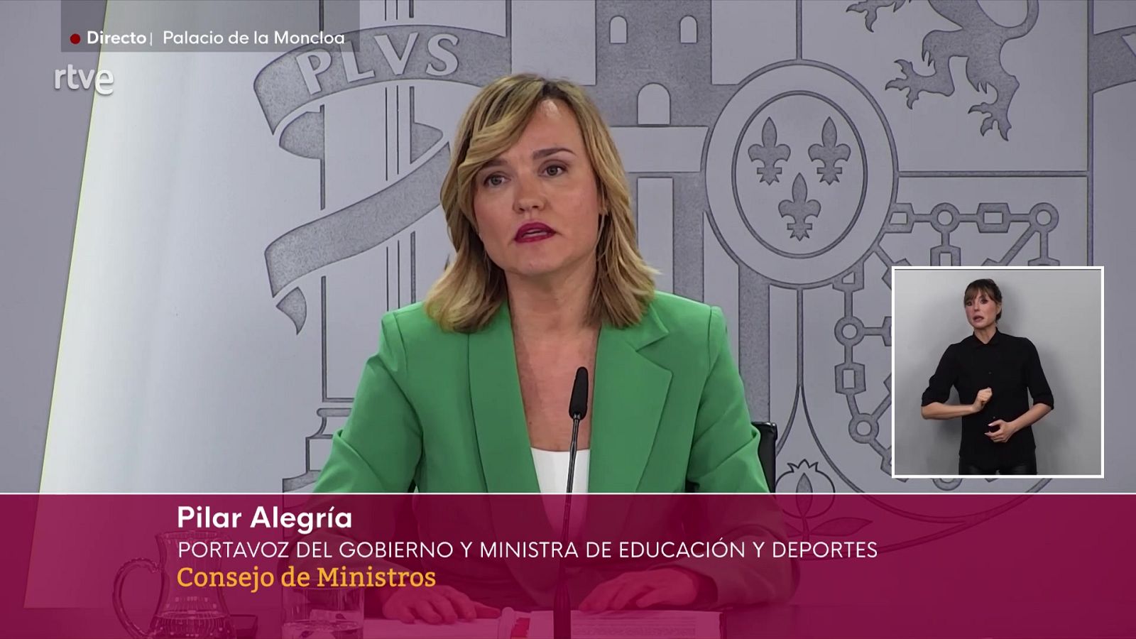 Pilar Alegría, sobre Louzán: "Es difícil de entender" - Fútbol | Ver