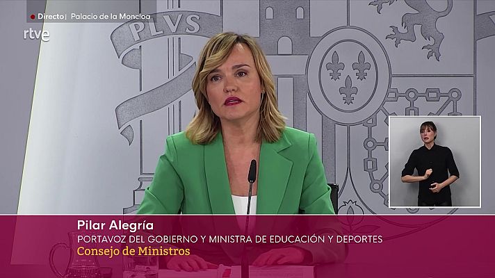 Fútbol - Pilar Alegría, sobre Louzán: "Es difícil de entender que una persona que está condenada por prevaricación asuma la presidencia de la RFEF"