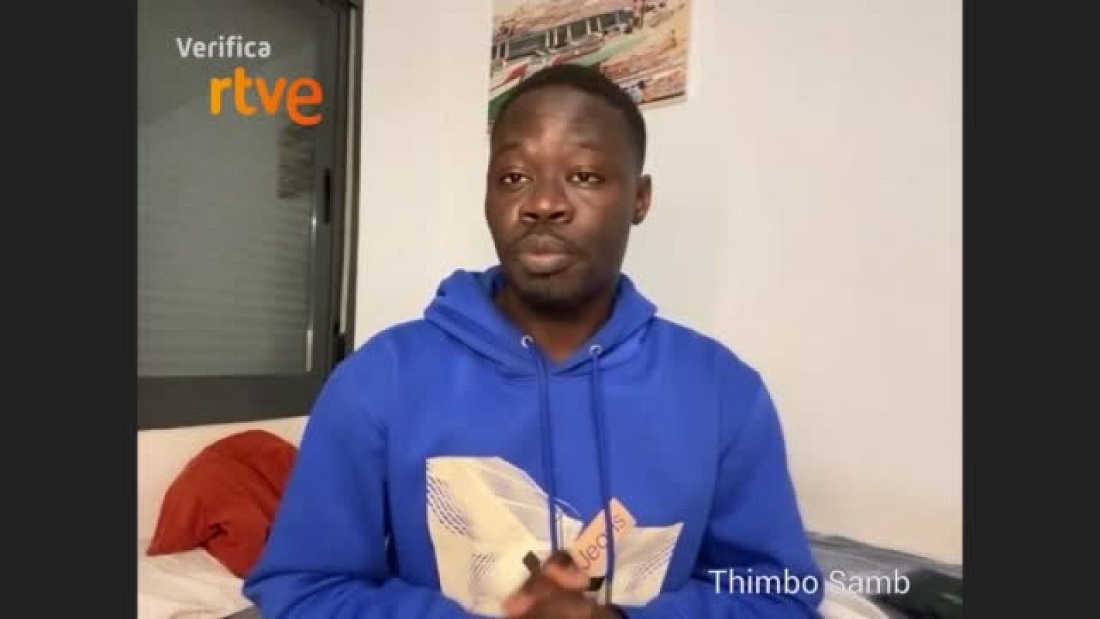 Entrevista de VerificaRTVE a Thimbo Samb | Ver