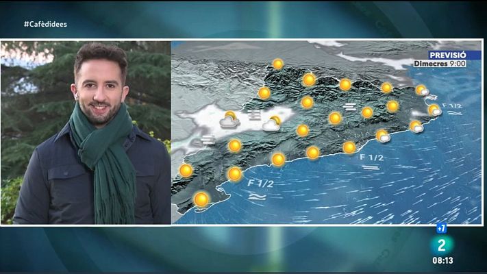 El temps - Dimecres de calma abans de l'arribada d'un front