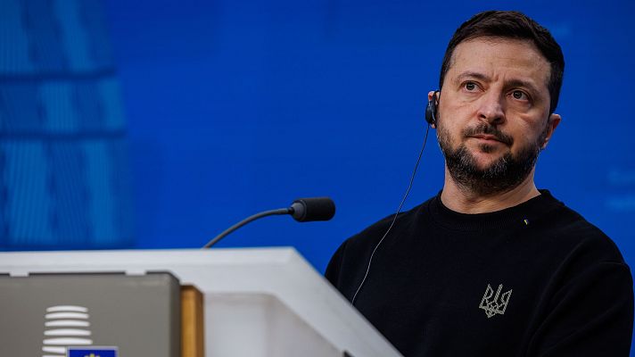 Telediario 1 - Zelenski acude a la última cumbre europea para tratar el apoyo a Ucrania antes de la llegada de Trump