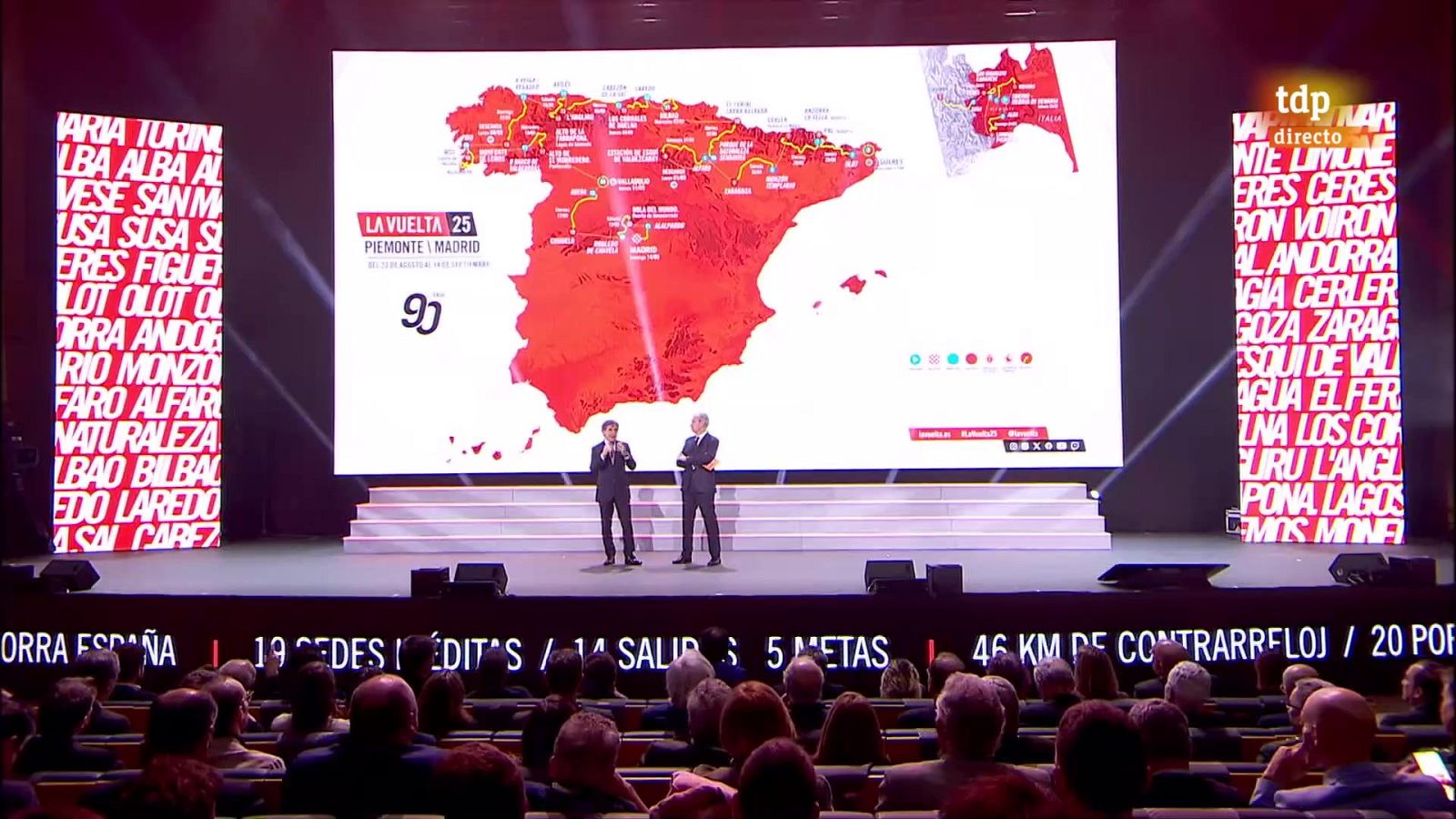 Ciclismo - La Vuelta Masculina 2025. Presentación - ver ahora