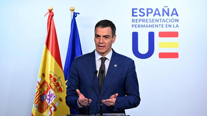 Informativo 24h - Sánchez defiende que "ningún mensaje" inculpa al fiscal general y cree que la "cortina de humo" se está "esfumando"