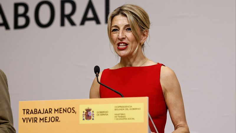 Yolanda Díaz, tras firmar el acuerdo para reducir la jornada laboral: "Es el resultado de un consenso social"