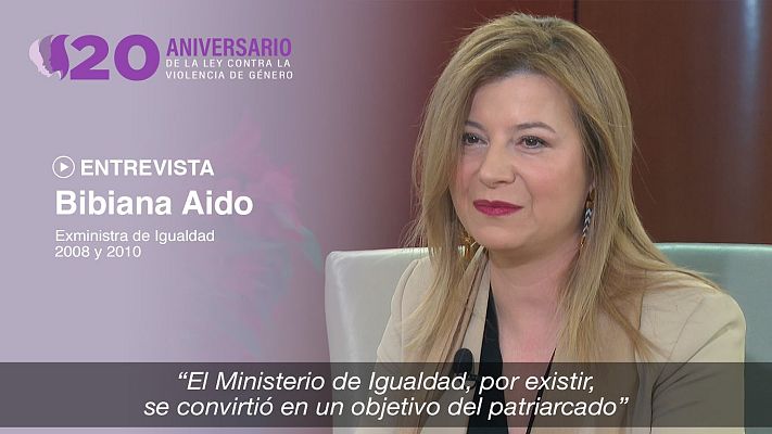  - Bibiana Aído, exministra de Igualdad: “El Ministerio, por existir, se convirtió en un objetivo del patriarcado”