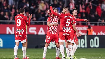 El Girona cierra el mejor ao de su historia con victoria