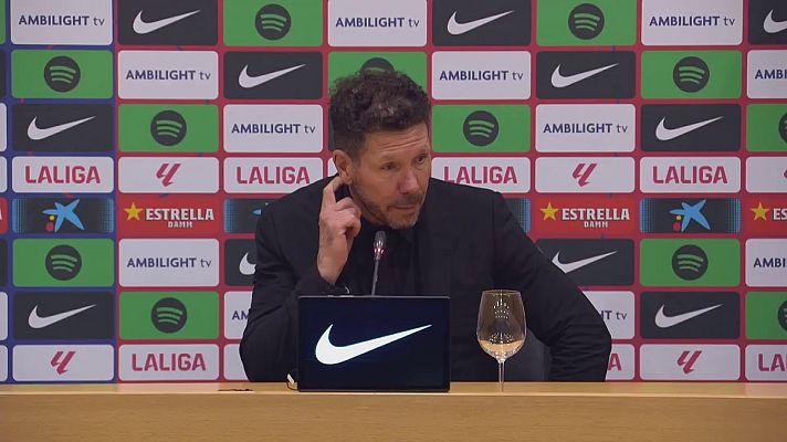 Fútbol - Simeone: "Tenemos un gran portero, como todos los equipos que salen campeones"