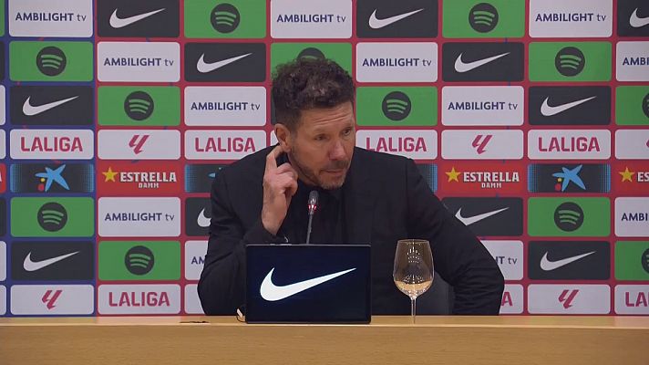 Simeone: "Tenemos un gran portero, como todos los equipos que salen campeones"