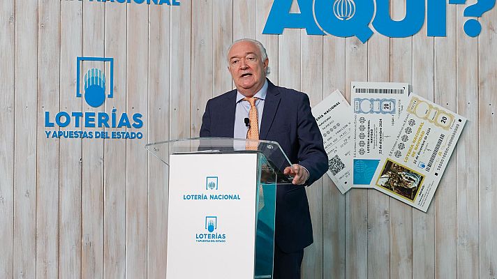 Lotería de Navidad - El presidente de Loterías, Jesús Huerta, destaca que los valores del sorteo "son los de la sociedad española"