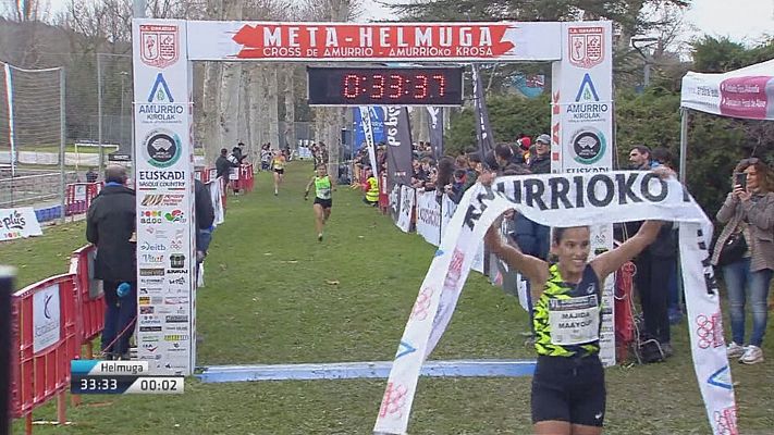 Telediario Fin de Semana - Maayouf y Kniya copan de victorias españolas el cross de Amurrio