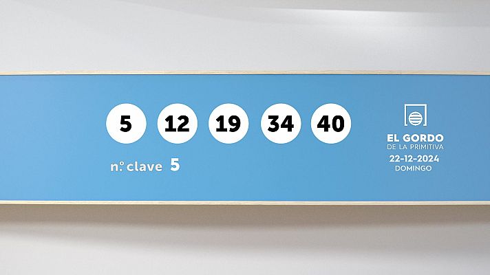 SELAE - Sorteo de la Lotería Gordo de la Primitiva del 22/12/2024