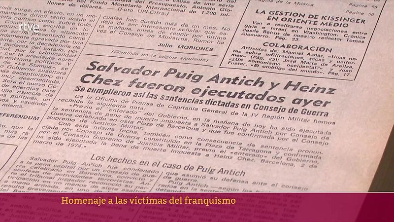 Homenaje a las v�ctimas del franquismo | Ver