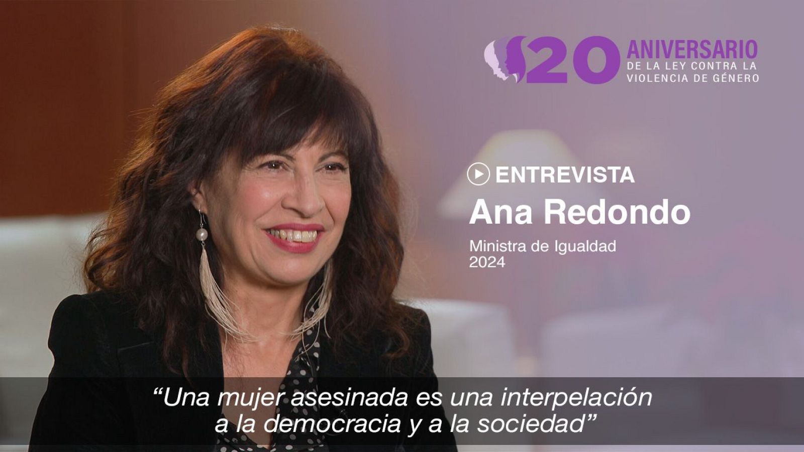 Entrevista | Ana Redondo, ministra de Igualdad | Ver
