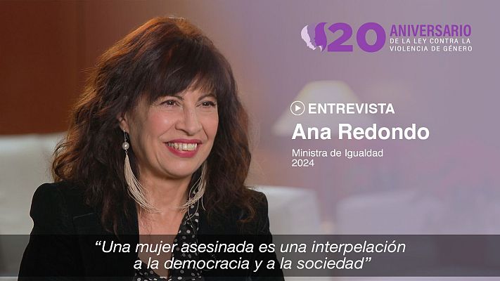  - Ana Redondo, ministra de Igualdad: “Una mujer asesinada es una interpelación a la democracia y a la sociedad”