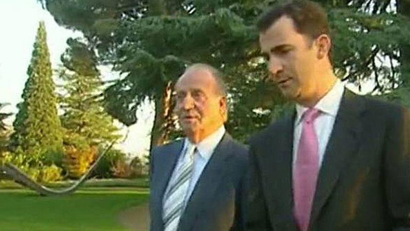 Don Juan Carlos considera al príncipe de Asturias como "alguien en quien tener confianza, seguridad"