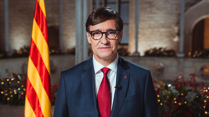 Telediario 1 - Illa defiende "la paz y el diálogo" en su primer discurso de Navidad
