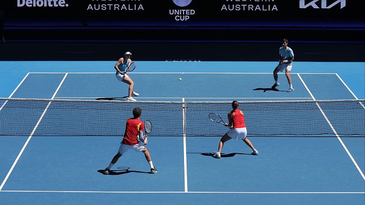 Tenis - United Cup. 1ª ronda: Kazajistán - España. Dobles mixtos