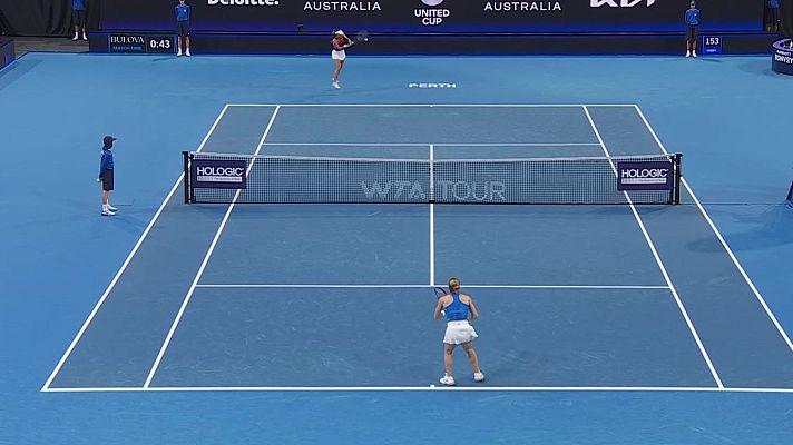 Tenis - United Cup: Grecia - España. 1ª ronda partido individual femenino