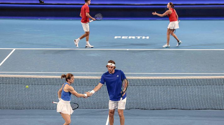 Telediario Fin de Semana - España, eliminada de la United Cup tras perder ante Grecia