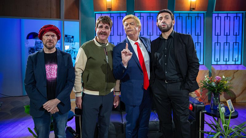 Especial Nochevieja Jose Mota - David Broncano entrevista a Trump - Especiales Nochevieja con Jos Mota | Ver