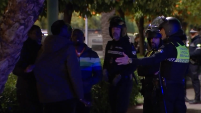 Dos heridos y un detenido en Sevilla por protestas frente a polic�a | Ver