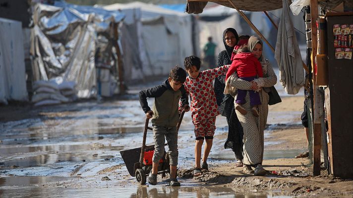 Telediario 1 - Las negociaciones para una tregua siguen estancadas mientras empeora la situación en Gaza